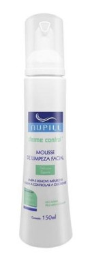 Nupill Mousse Limpeza Facial Derme Control 150 ml