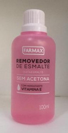 Removedor Farmax Sem Acetona Vitamina E 100 ml