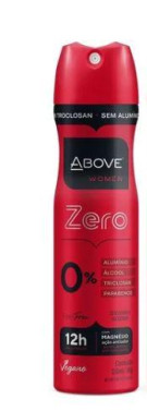 Desodorante Above Aerosol Feel Free Zero Women 150 ml