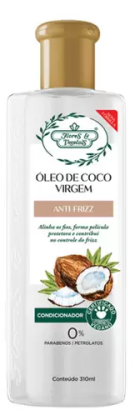 Condicionador Flores Vegetais Óleo Coco Anti Frizz 310 ml