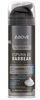 Espuma de Barbear Above Elements Carbon Active 200 ml