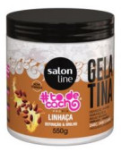Gelatina Salon Line Tô Cachos Linhaça 550 G