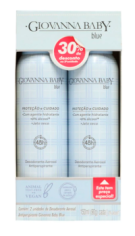 Desodorante Giovanna Baby Blue Aerosol Kit com 2x150 ml