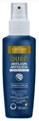 Tônico Capicilin Antiqueda/ Anticaspa Ouro 100 ml