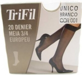 Meia Trifil 3/4 T.Único Branca