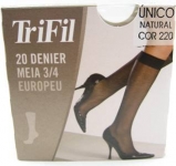 Meia Trifil 3/4 T.Único Natural