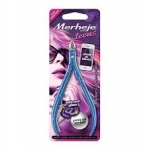 Alicate Cutícula Merheje Teens Azul c/ Espátula