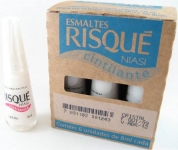 Esmalte Risqué Cint Cristal cx 6 un