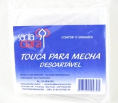 Touca Mecha Descartável Santa Clara c/ 12 un