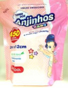 Lenços Umedecidos Anjinhos Baby Refil Meninas 450 Fl