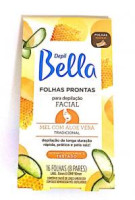 Depil Bella Folhas Prontas Facial Mel 8 pares
