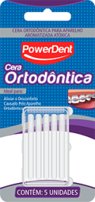 Cera Ortodôntica Powerdent c/ 5 un Ref 1111