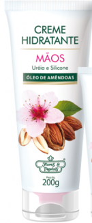 Creme Flores Vegetais Mãos Uréia e Silicone 200 g