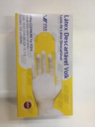 Luva Látex Procedimento Volk Extra Pequena c/ 100 un