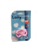 Chupeta Lolly Silicone + 6 Meses Rosa Blister