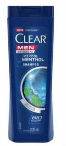 Shampoo Clear Men Ice Cool Mentolado 200 ml