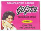 Grampo Gigita Loiro nº 7 c/ 100 un