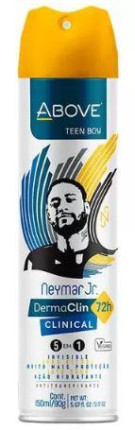 Desodorante Above Aerosol Neymar Jr Teen Boy 150 Ml