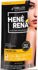 Hene Rená Gel Preto Natural 180 g