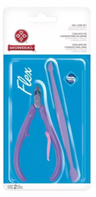 Alicate Cutícula Mundial Flex Ref 168 + Espátula 