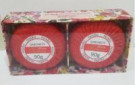 Estojo Sabonete Bloom Rosas Paixão c/ 2 un 90 g