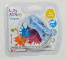 Chupeta Lolly Silicone + 6 Meses Azul Blister