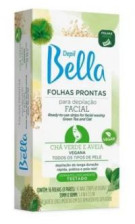 Depil Bella Folhas Prontas Facial Chá Verde 8 pares