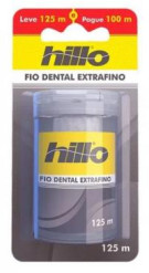 Fio Dental Hillo Leve 125 Pague 100 mts Extra Fino