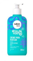 Creme Pentear Salon Line Tô Cachos Crespo Divino 300 ml