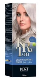 Keraton Banho Brilho Cinza Platinado 100 g