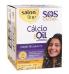 Creme Relaxante Salon Line Cálcio & Oil Cachos Kit