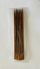 Palito Unha Madeira Parajú Ponta Chanfrada c/6 un