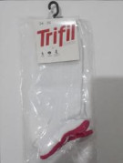 Meia Trifil Socks Branca/Rosa 34 à 39