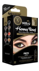 Henna Sobrancelha Niraj Preta 4 g