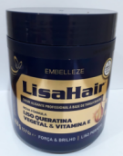 LisaHair Creme Alisante Profissional 450 g Liso Queratina 