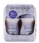 Desodorante Giovanna Baby Lilás Rollon Kit com 2x50 ml