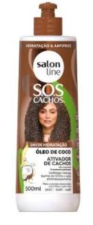Salon Line Ativador Cachos Óleo de Coco 500 ml