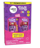 Kit Shampoo 300 ml + Condicionador 200 ml Salon Line Uva Kids 