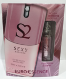 Estojo Feminino Euro Essence Sexy Colônia 100 ml + Deo Parfum 15 ml