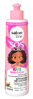 Salon Line Ativador Cachos SOS Kids Hidratação 300 ml