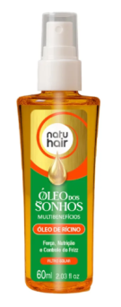 Óleo Dos Sonhos Natuhair Capilar Rícino 60 ml 