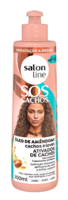 Salon Line Ativador Cachos Óleo Amendoas Leve 300 ml