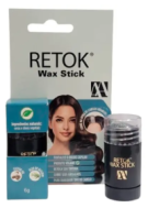 Retok Wax Stick Vegano Preto 6 G