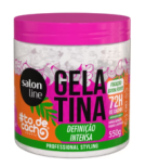 Gelatina Salon Line Tô Cachos Definição Intensa 550 g