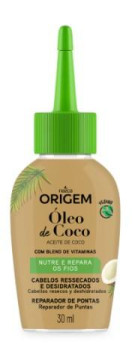 Reparador de Pontas Origem Óleo de Coco 30 ml
