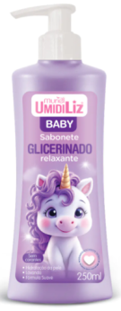 Sabonete Líquido Glicerinado Muriel Umidiliz Baby Lavanda 250 ml