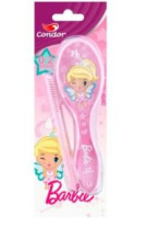 Kit Escova/Pente Bebê Condor Barbie Blister