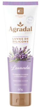 Creme Agradal Luvas de Silicone Lavanda 60 g