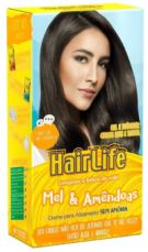 Creme Alisante Hair Life Mel e Amêndoas Kit