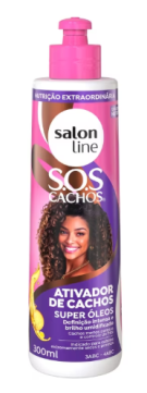 Salon Line Ativador Cachos Super Óleos 300 ml